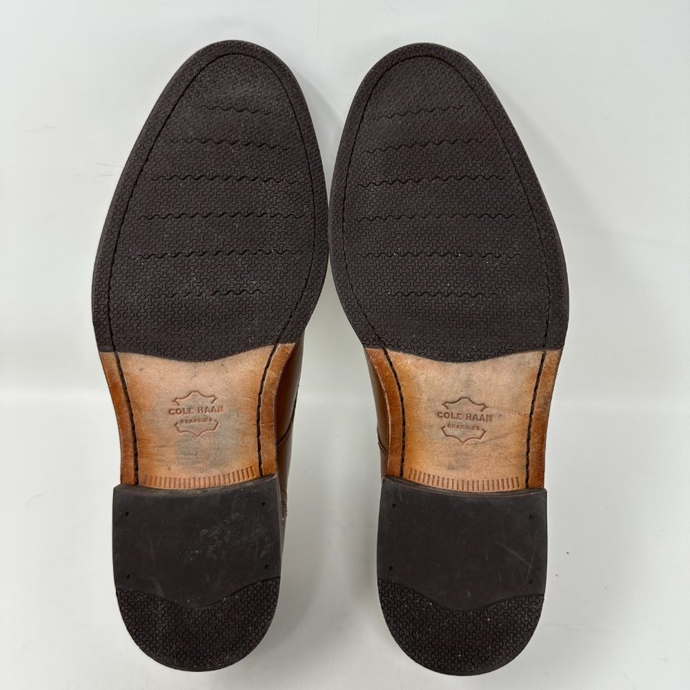 Cole Haan Oxford Grand 360 Johnson Derby Brown Leather Shoes Mens 9.5M - Picture 9 of 14